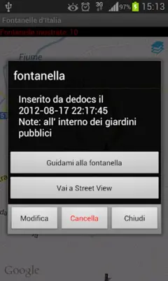 Fountains in Italy android App screenshot 7